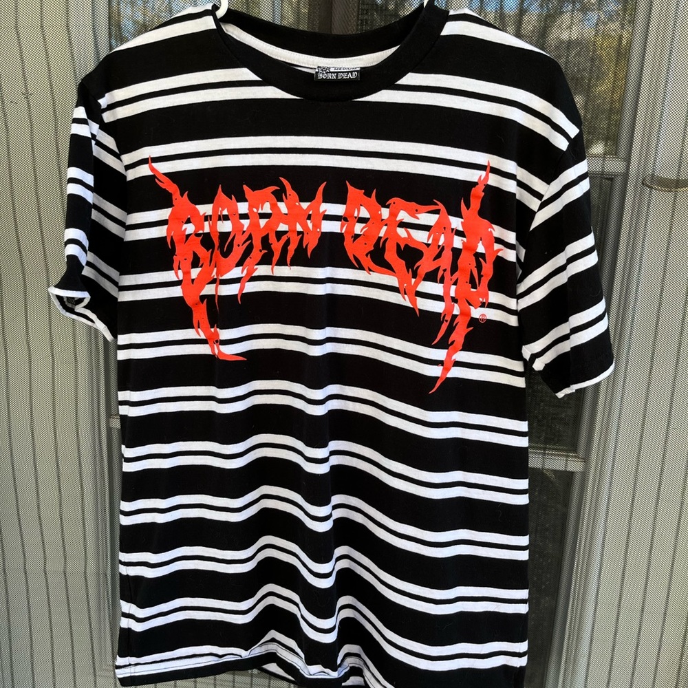 Born Dead striped T